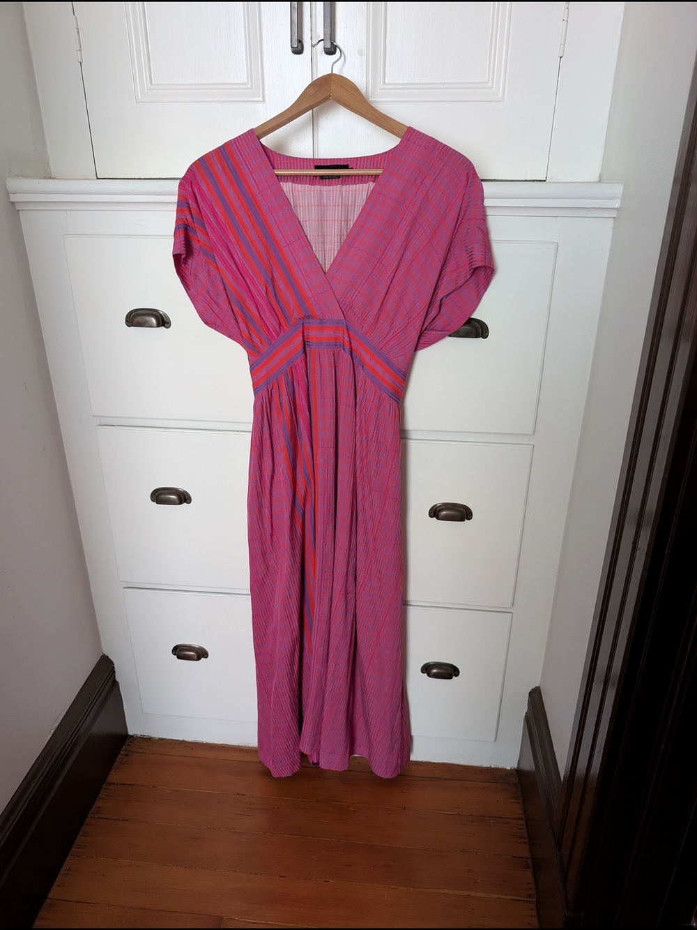 HATCH Pink/Fuschia Carolina Dress - Size 1 Maternity